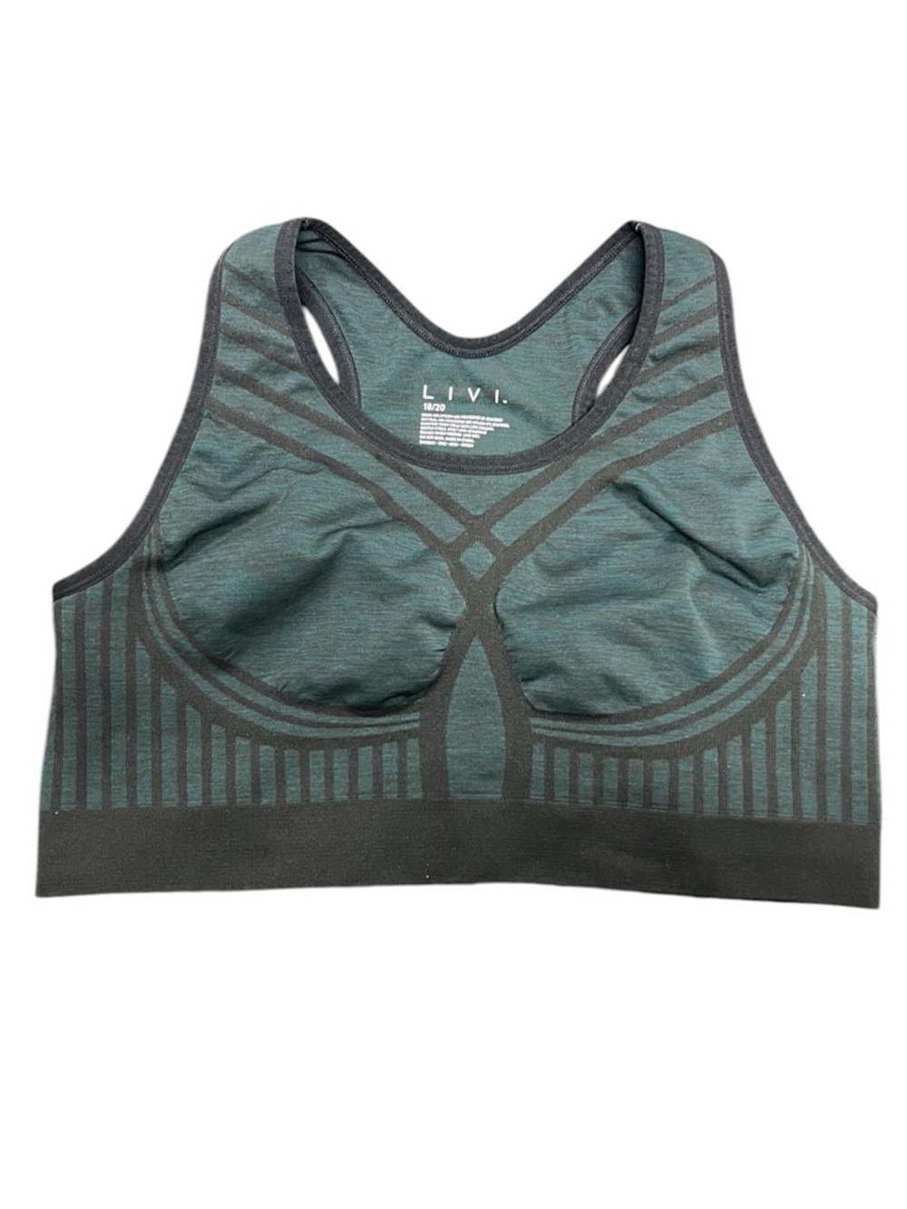 Livi Cacique Lane Bryant Wireless Medium-Impact Seamless Sports Bra